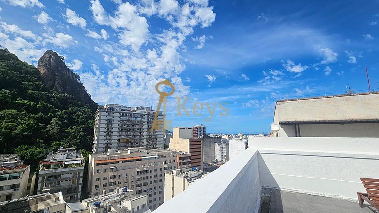 Paraíso na Cobertura | Terraço com Vista