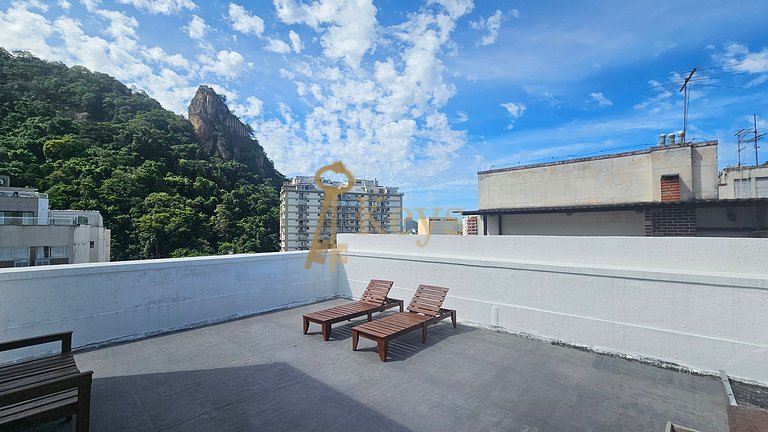 Paraíso na Cobertura | Terraço com Vista