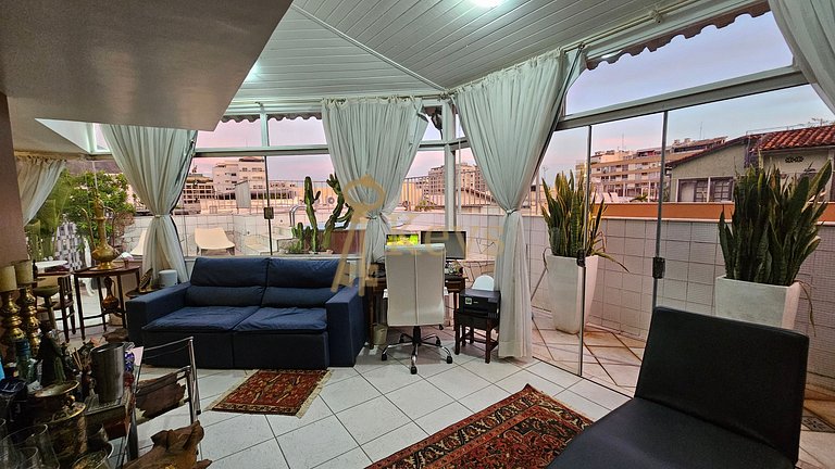 Piscina com Vista - Quarto em Cobertura Duplex