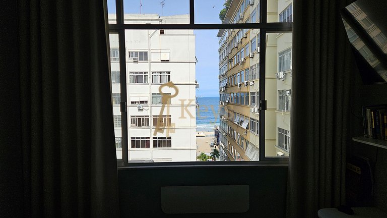 Refúgio Silencioso Copacabana com Vislumbre do Mar