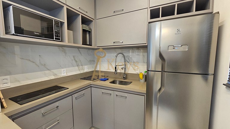 Loft Estiloso com Varanda | Copacabana