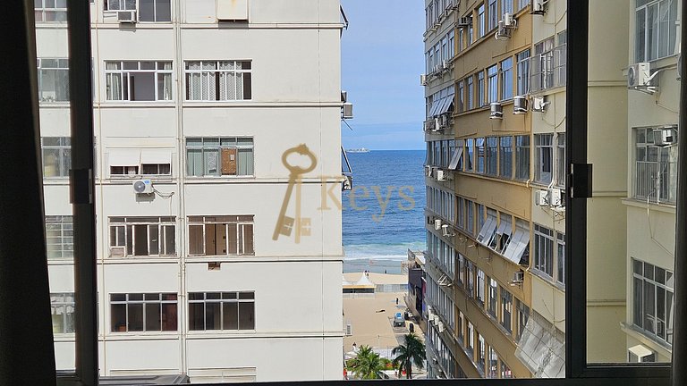 Refúgio Silencioso Copacabana com Vislumbre do Mar