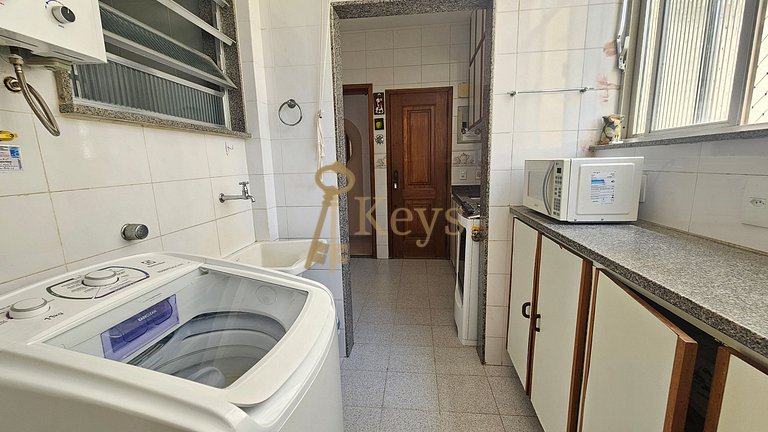 Conforto em Copacabana 3 Quartos ao lado da Praia