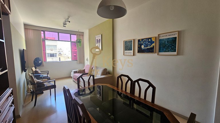 Encantador Apartamento a 700m da Praia de Copa
