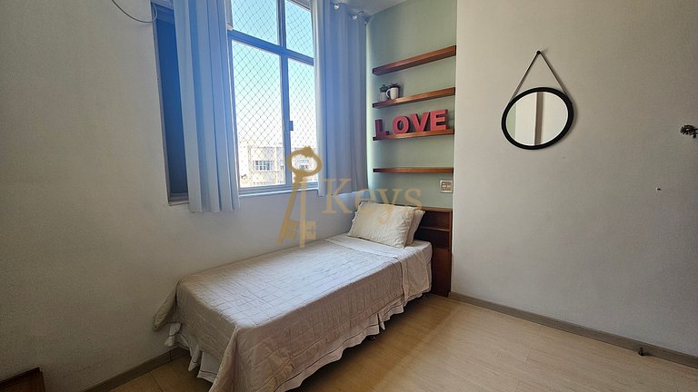 Conforto em Copacabana 3 Quartos ao lado da Praia