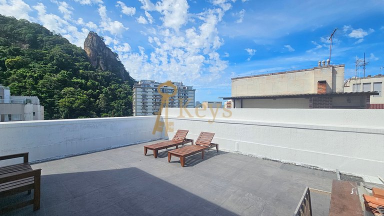Paraíso na Cobertura | Terraço com Vista