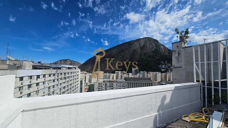 Paraíso na Cobertura | Terraço com Vista
