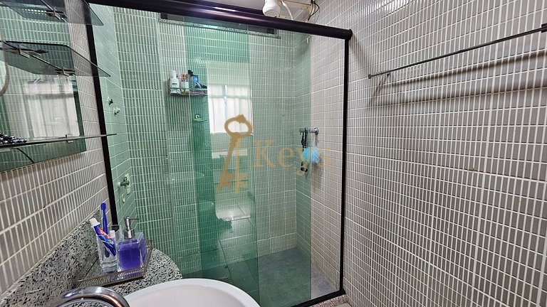 Studio Silencioso Copacabana c/ Ar | 5min Praia