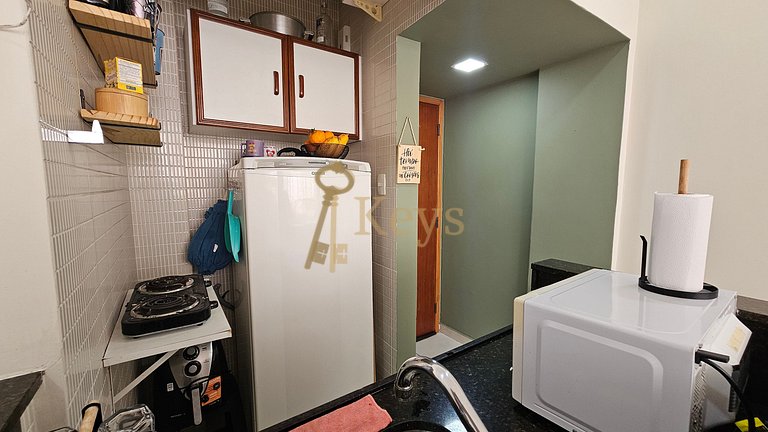 Studio Silencioso Copacabana c/ AC | 5min Playa