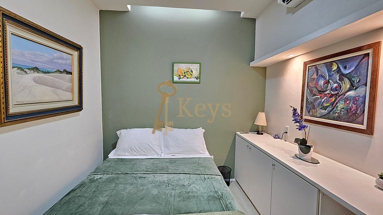 Studio w/ AC | 5 min to Copacabana Beach