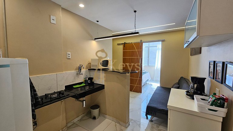 Studio Copacabana c/ Ar | 5 min da Praia