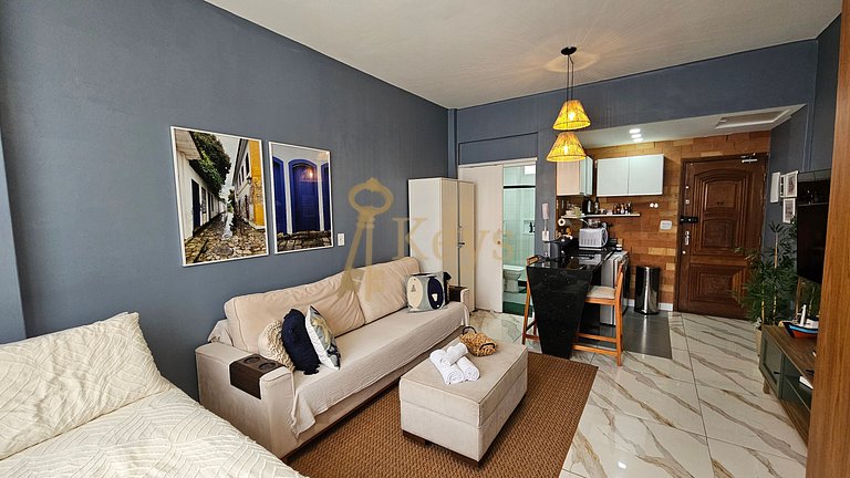 Blue Suite Copacabana 5 Minutes from the Beach