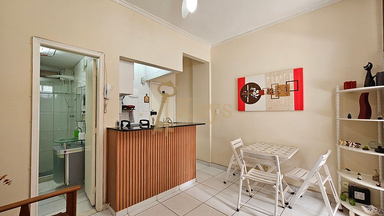 Studio c/ Ar | 5 min Praia Copacabana