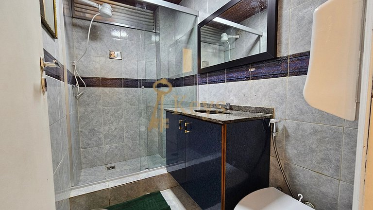 Studio Blue Copacabana w/ AC | 5 min to Beach