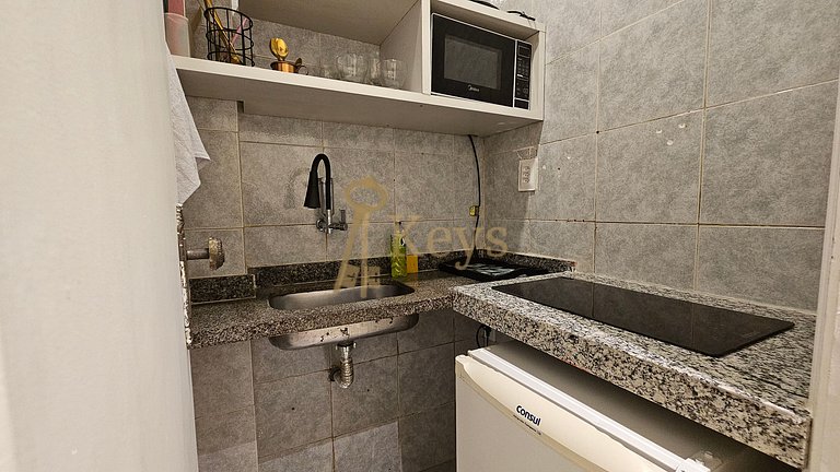 Studio Azul Copacabana c/ AC | a 5 min Playa