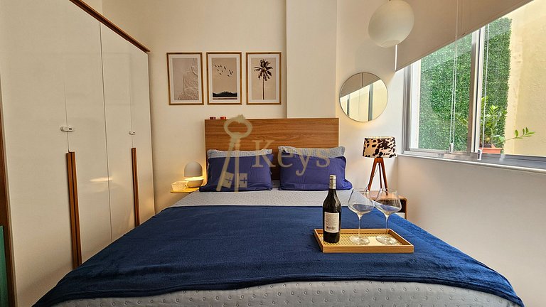 Studio c/ AC | Bossa Chic a 5 min Playa