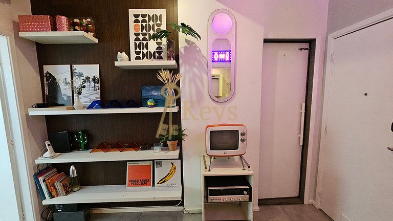 Studio c/ AC | Bossa Chic a 5 min Playa