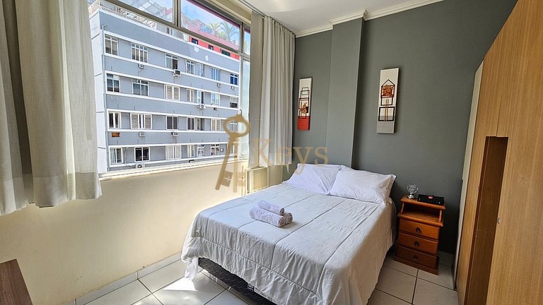 Studio Zen c/ Ar | 5 min Praia Copacabana