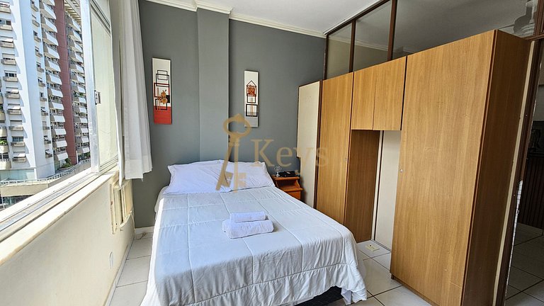 Studio Zen c/ Ar | 5 min Praia Copacabana