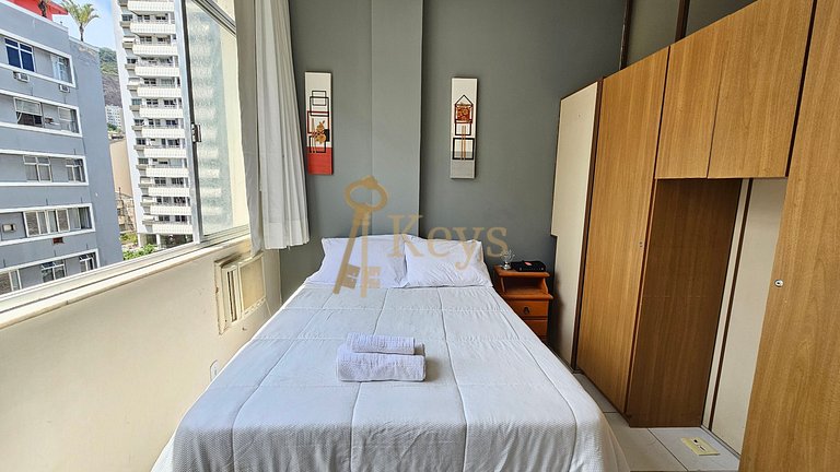 Studio Zen Copacabana c/ Ar | 5 min Praia