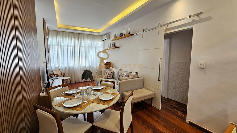 Modern 2BR w/ AC | 5 min to Leblon Beach