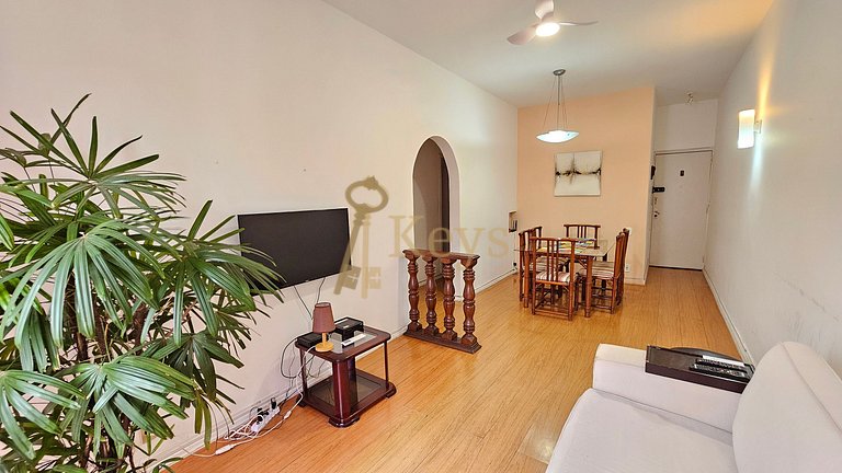 Family Apt w/ AC | Comfort in Copacabana