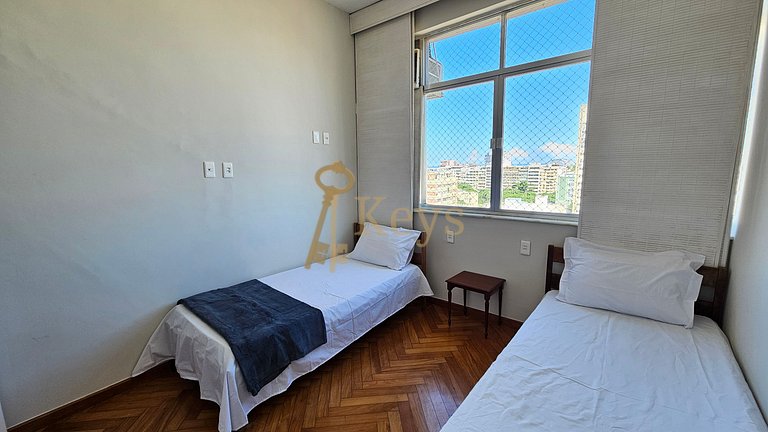 Moderno Apartamento de 3 Hab En Corazón de Ipanema