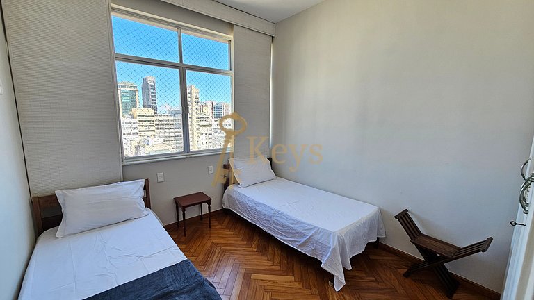 Moderno 3 Quartos no Coração de Ipanema