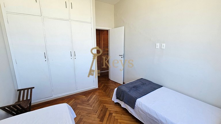 Moderno 3 Quartos no Coração de Ipanema