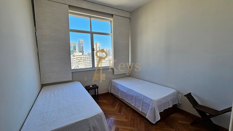 Moderno 3 Quartos no Coração de Ipanema