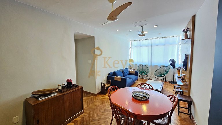 Moderno Apartamento de 3 Hab En Corazón de Ipanema