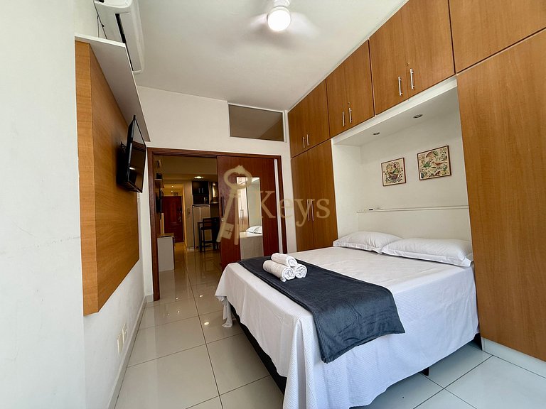 Studio Design moderno Copa 5 min da Praia