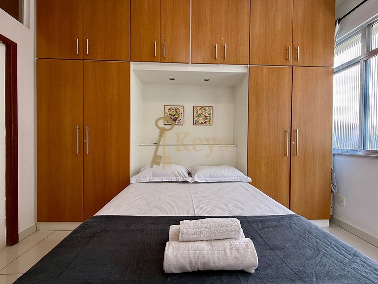 Studio Design moderno Copa 5 min da Praia