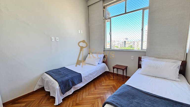 3 Quartos c/ Ar | Ipanema Amplo e Moderno