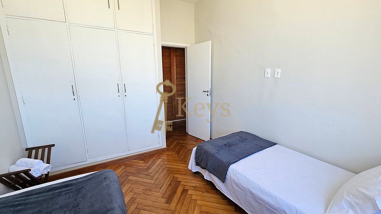 3 Quartos c/ Ar | Ipanema Amplo e Moderno