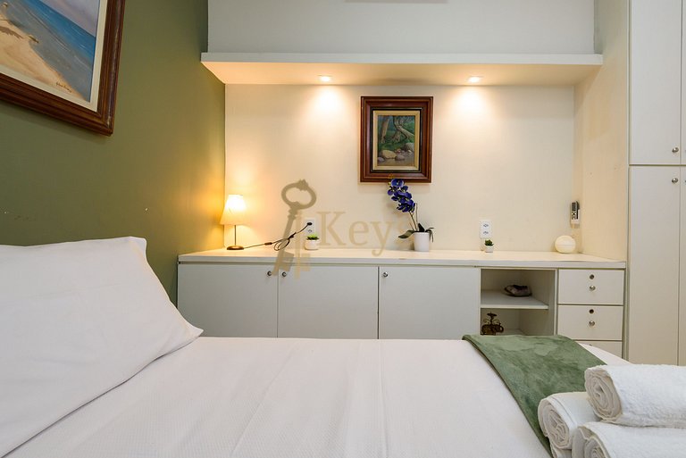 Studio Verde Copacabana c/ AC | a 5 min Playa