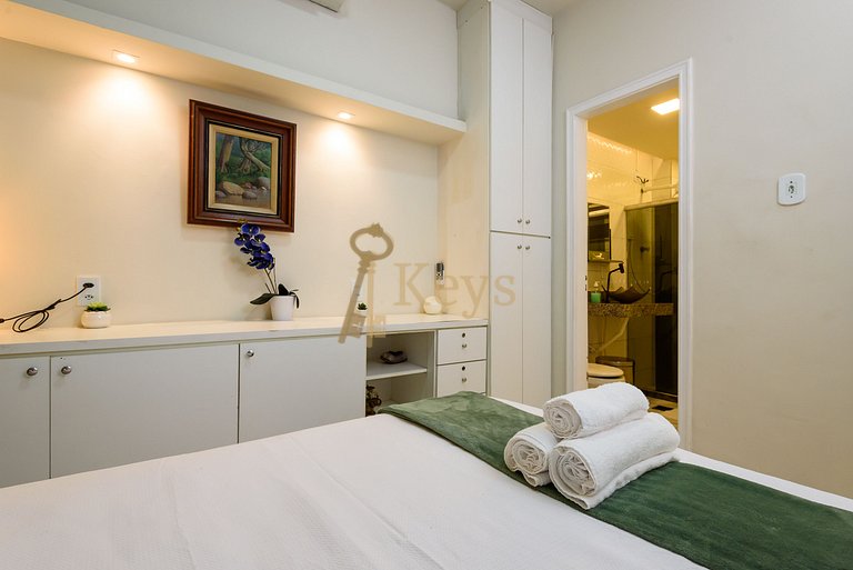 Studio Verde Copacabana c/ AC | a 5 min Playa