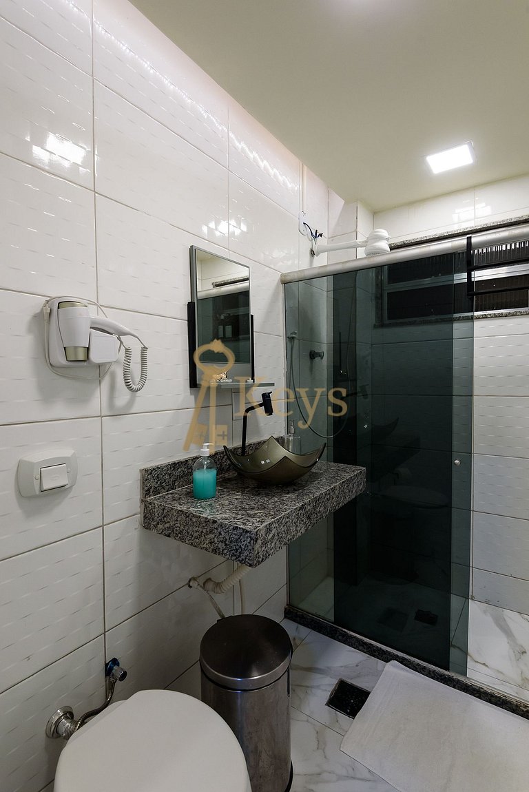 Studio Verde Copacabana c/ AC | a 5 min Playa