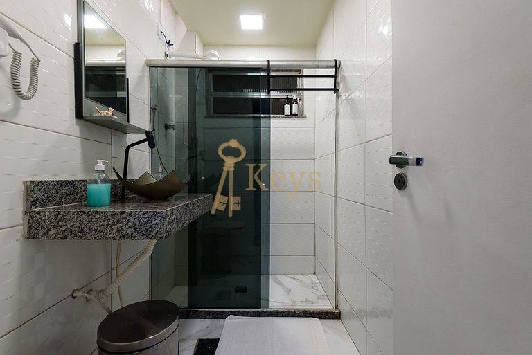 Studio Verde Copacabana c/ AC | a 5 min Playa