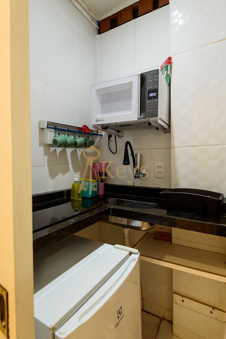 Studio Verde Copacabana c/ AC | a 5 min Playa