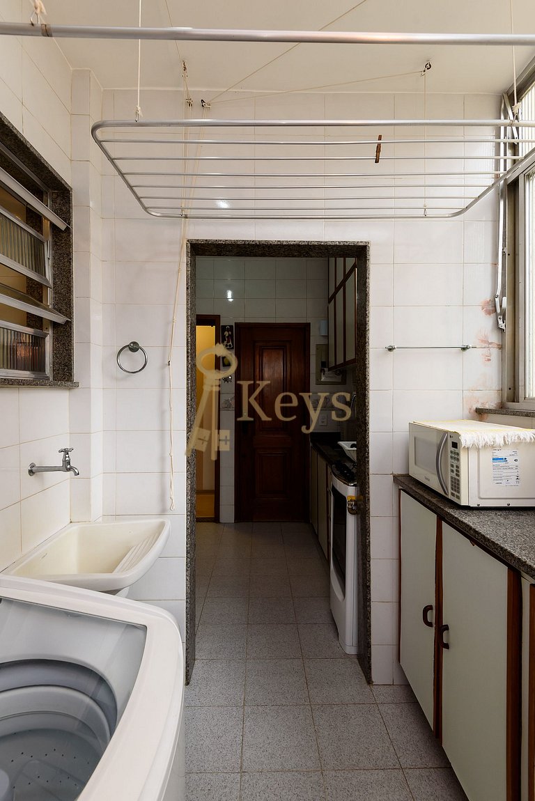 Amplo 3 Quartos | Conforto 10 min da Praia de Copa