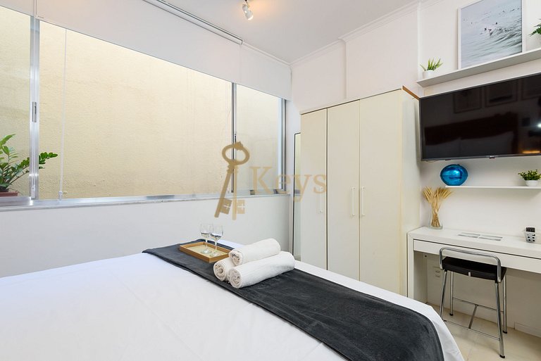 Bossa Chic Studio c/ AC | 5 min Playa