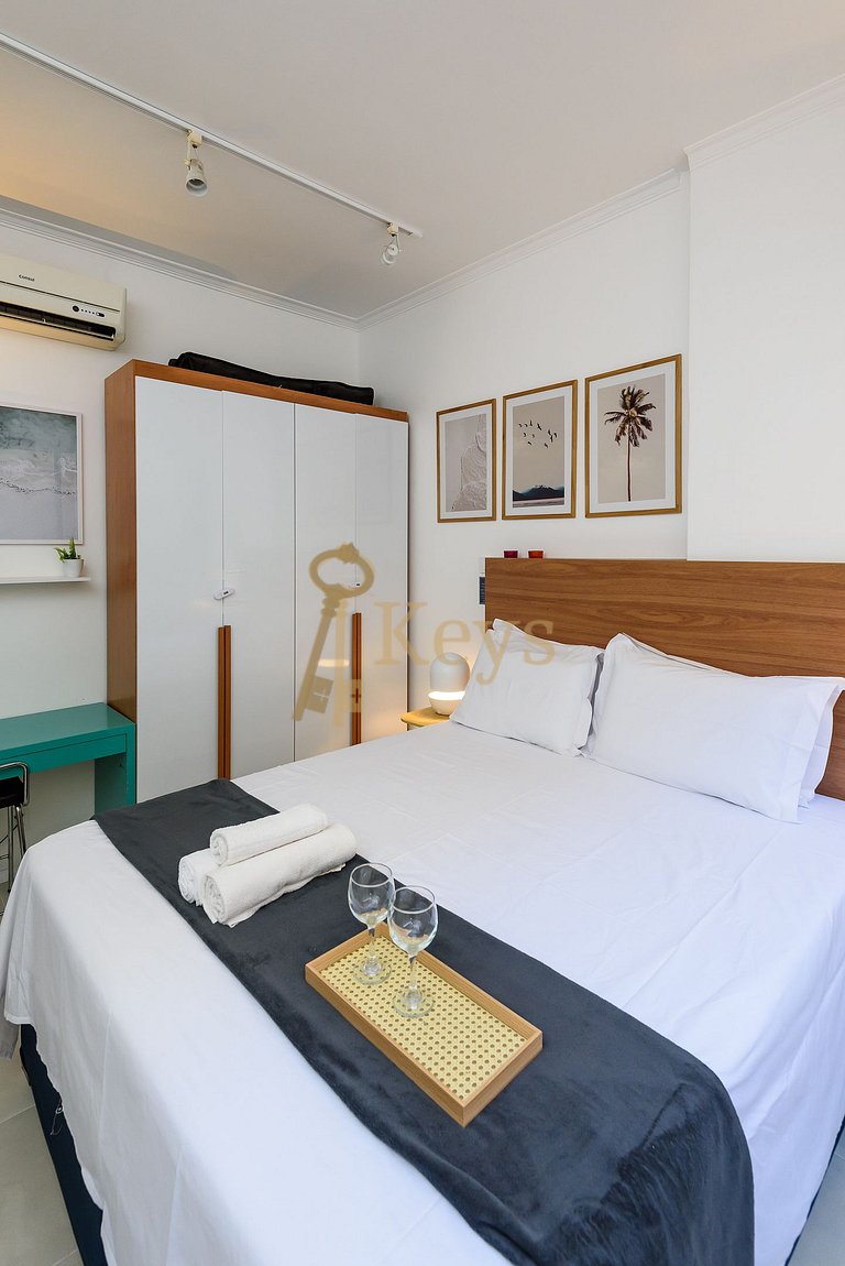 Bossa Chic Studio c/ AC | 5 min Playa