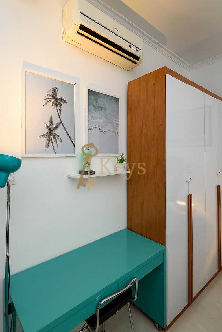 Bossa Chic Studio c/ AC | 5 min Playa