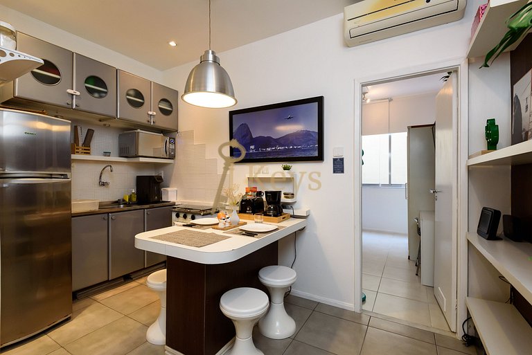 Bossa Chic Studio c/ AC | 5 min Playa