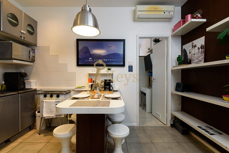 Bossa Chic Studio c/ AC | 5 min Playa