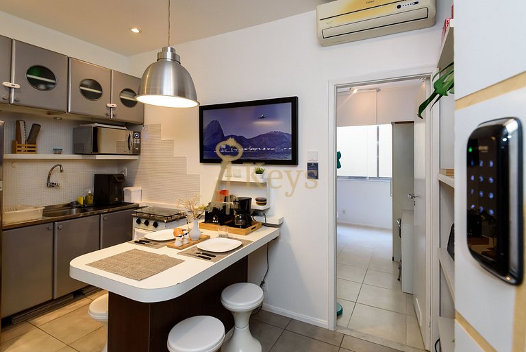 Bossa Chic Studio c/ AC | 5 min Playa
