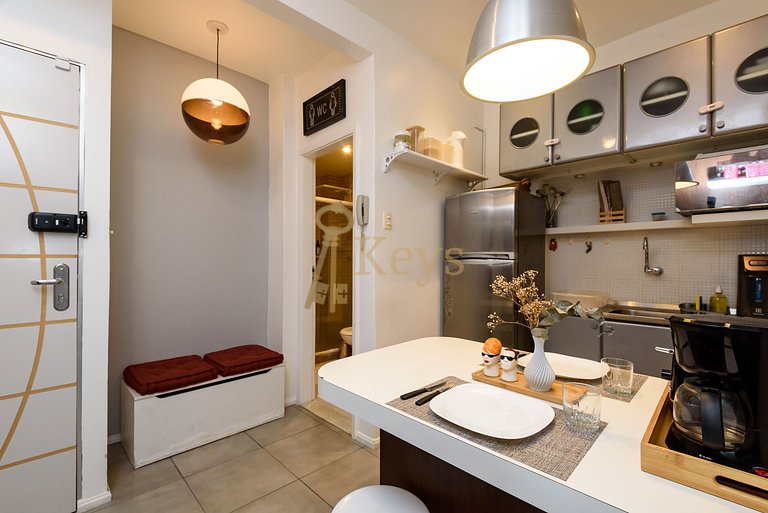 Bossa Chic Studio c/ AC | 5 min Playa