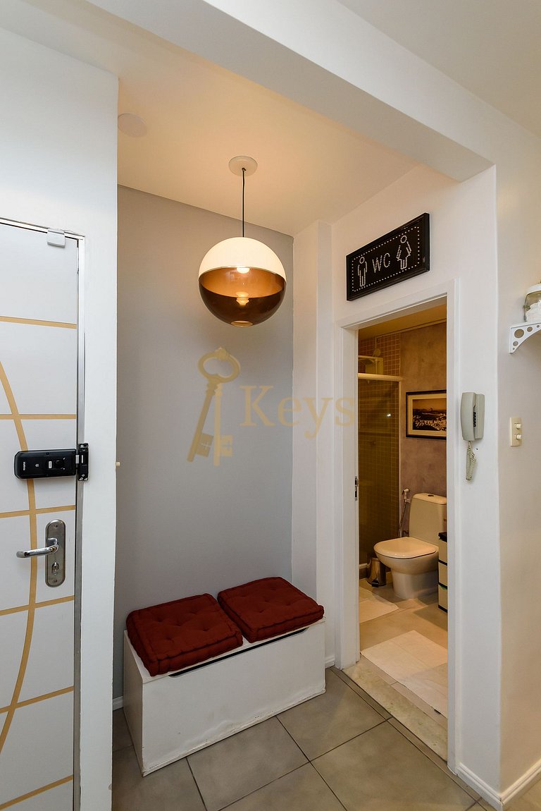 Bossa Chic Studio c/ AC | 5 min Playa