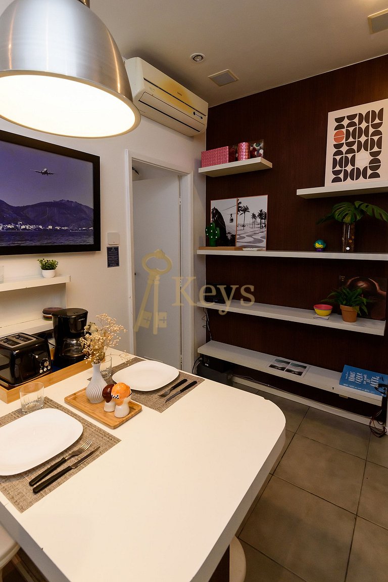 Bossa Chic Studio c/ AC | 5 min Playa